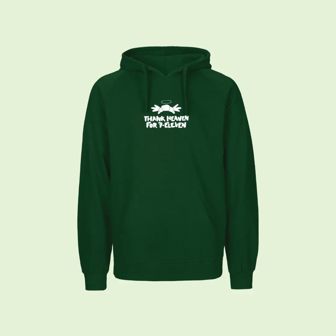 Green hoodie x Vivian Ree